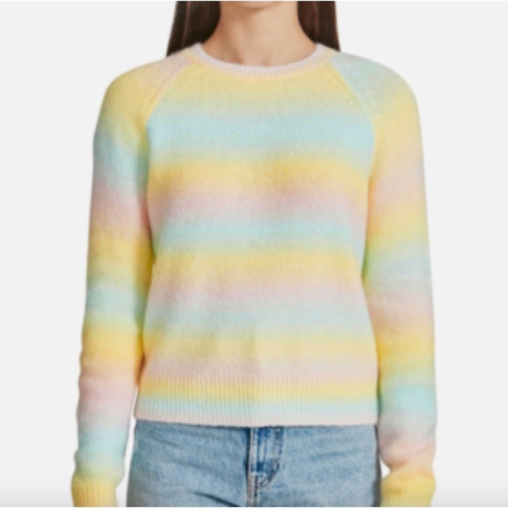 BB Dakota x Steve Madden Pastel Striped Women's Sweater